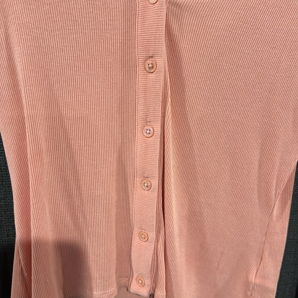 Paige Women's Sycamore Rib-Knit Cut-Out Cardigan-size Med - Picture 4 of 5